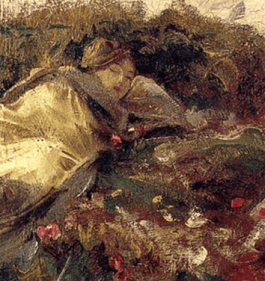 Princess Nouronihar 1910 - John Singer Sargent detail